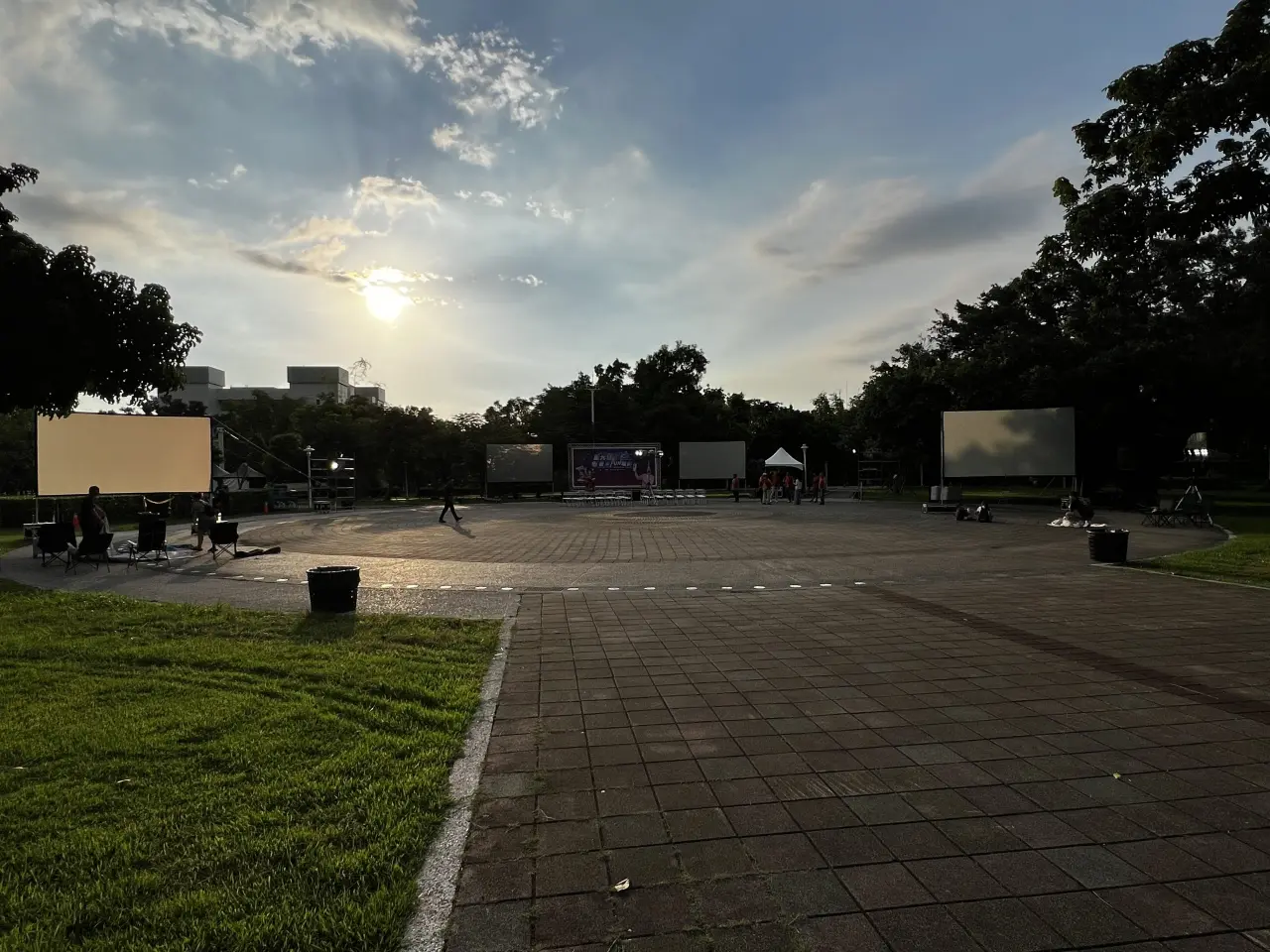 千禧公園投影設備租賃案例